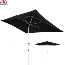 Doppler Alu Kurbelschirm Expert auto tilt 300x200cm 3x2m Knicker Schwarz